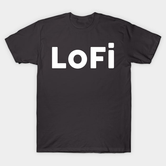 Lofi Solo white T-Shirt by Moschine